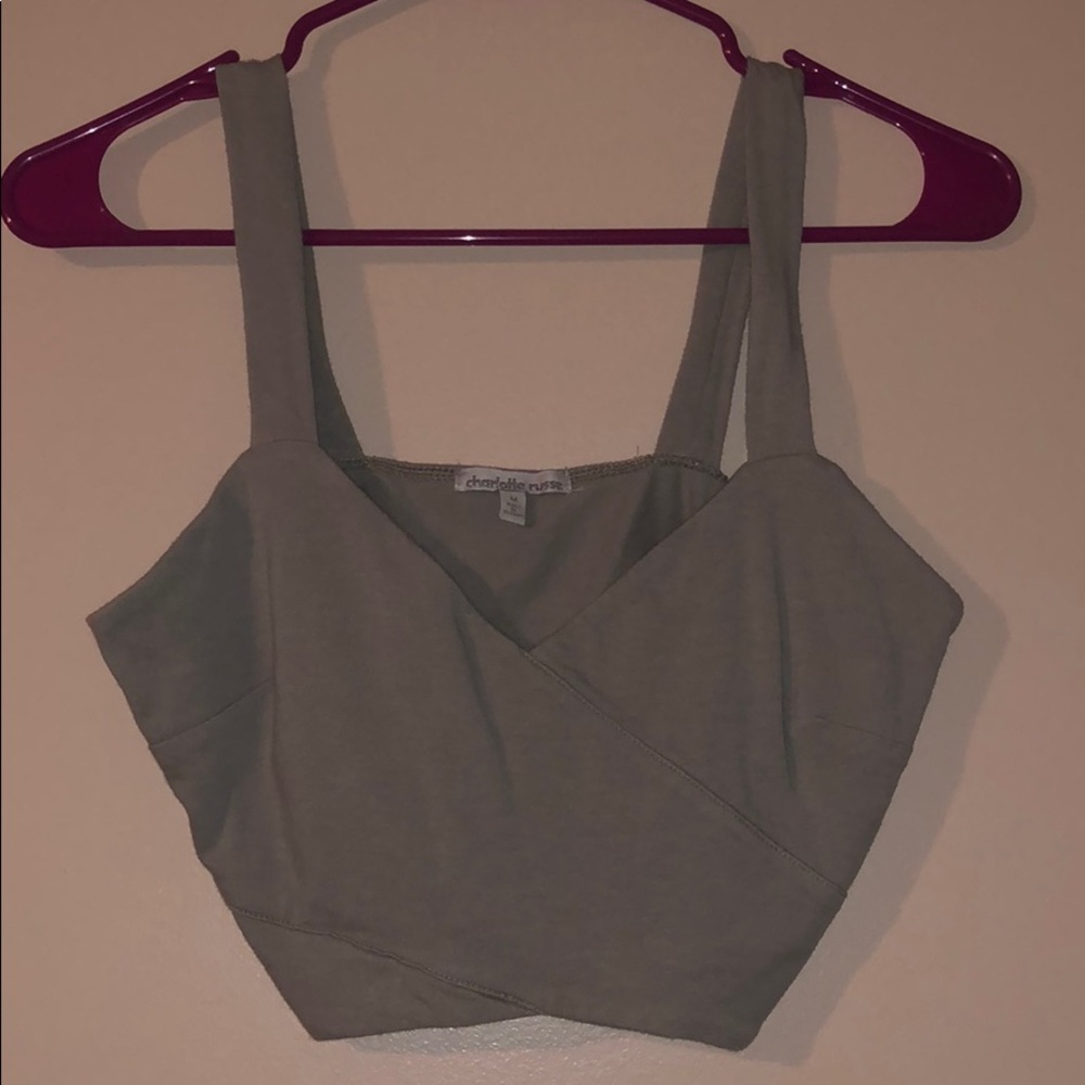 Charlotte Russe Cropped Tank